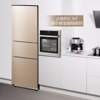 美的(Midea)冰箱215升三门冰箱风冷无霜净味节能静音三开门电冰箱BCD-215WTM