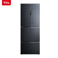 TCL 420升 一级变频风冷无霜法式多门电冰箱 玻璃面板 三棱镜电脑控温（埃特纳）420