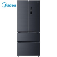 美的(Midea)426升 多门四门对开冰箱19分钟急速净味除菌风冷无霜 一级双变频智能家