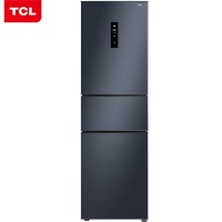 TCL 260升 一级双变频风冷无霜电冰箱 三门三温区 AAT养鲜 节能静音（烟墨蓝）BC