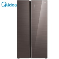 美的(Midea)冰箱598升 对开门双门家用冰箱智能家电双变频风冷无霜雷达感温技能省电 