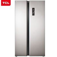 TCL 515升 双变频风冷无霜对开门双开门电冰箱 智慧摆风 电脑控温 纤薄机身（典雅银）