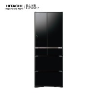 日立 HITACHI 日本原装进口真空保鲜玻璃门自动制冰高端魔术变温电冰箱R-KWC590