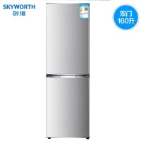 Skyworth/创维 D16AM 双开门小型家用省电静音节能单人用租房宿舍冰箱160L 