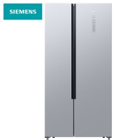 西门子(SIEMENS) 500升 变频风冷无霜对开门冰箱 超薄 旋转制冰（银色) BCD