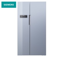 西门子(SIEMENS) 608升 变频风冷无霜智能冰箱双开门对开门冰箱 玻璃面板（欧若拉