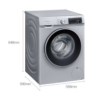西门子(SIEMENS) 9公斤 变频滚筒洗衣机 智能除渍 防过敏程序 高温筒清洁 XQG