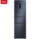 TCL 260升 一级双变频风冷无霜电冰箱 三门三温区 AAT养鲜 节能静音（烟墨蓝）BCD-260TWEPZA50