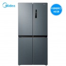 美的(Midea)冰箱465升十字对开门冰箱四开门家用变频双开门多门无霜 BCD-465WTPZM(E) 