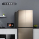 TCL 456升 十字门冰箱 双开门四门家用四开门 十字对开门超薄 BCD-456KZ50 流光金