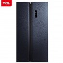 TCL 520升超薄冰箱 双变频风冷无霜双门 对开门节能家用电冰箱 BCD-520WPJD 星玄青