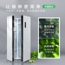 TCL 518升风冷无霜对开门双开门电冰箱 AAT负离子养鲜 隐形电脑控温 纤薄机身（芭蕾白）R518V3-S