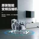 三星（SAMSUNG）323升 BESPOKE DIY自由组合冰箱 玻璃面板 金属匀冷 冷藏冷冻可调 进口 RZ32R744535(光晕白)