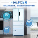 三星（SAMSUNG）450升风冷无霜多门电冰箱 智能变频 全环绕气流 节能静音 速冻RN40KD8J0WW/SC(白)