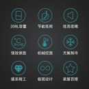 西门子（SIEMENS） 209升 双门冰箱 智节机械温控（白色） BCD-209(KK20V011EW)