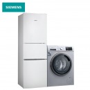 西门子(SIEMENS) KG23N111EW+WG42A2Z81W 232升家用三门冰箱 9kg变频智能洗 超值爆款冰洗套装 （白色）
