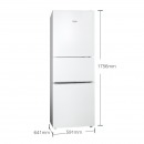 西门子(SIEMENS) KG23N111EW+WM12P2602W 232升家用三门冰箱 10kg变频智能洗 超值爆款冰洗套装 （白色）