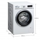 西门子（SIEMENS）9公斤 变频滚筒洗衣机 德国原装进口 1600转 自动添加 家居互联 白色 WMH6W6600W