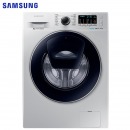 三星（SAMSUNG）8公斤超薄滚筒洗衣机 婴儿洗 中途添衣 WW80K5210VS/SC(XQG80-80K5210VS)(银)