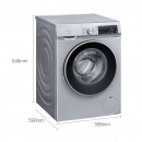 西门子(SIEMENS) 家庭版500升变频风冷冰箱+9kg变频洗衣机+9kg除菌干衣机 冰洗烘套装 NA41TI+A1U80+5681