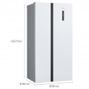 西门子(SIEMENS) 家庭版502升变频无霜冰箱+10kg变频洗衣机+9kg除菌干衣机 冰洗烘套装 NE20TI+A1X00W+5601