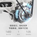 小米（MI）米家互联网10公斤洗衣机全自动变频大容量10kg纤薄变频节能除菌烘干除螨APP控制洗衣机 小米变频滚筒洗衣机 1C 10kg