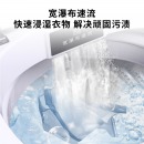 松下(Panasonic)全自动波轮洗衣机8公斤 人工智能 节水立体漂 桶洗净 浸泡洗 XQB80-TQMKJ灰色