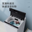 松下(Panasonic)10公斤全自动波轮洗衣机浸泡洗立体漂静音智洗节水 XQB100-TAEBA 灰色