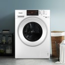 松下(Panasonic)全自动变频滚筒洗衣机9公斤 高温除菌节能静音 XQG90-N90WP 白色