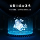 松下(Panasonic)全自动变频滚筒洗衣机 10公斤 光动银除菌 XQG100-NAEW 白色