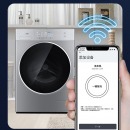 松下(Panasonic)全自动变频滚筒洗衣机10公斤泡沫净节能静音三维立体洗XQG100-L255 银色