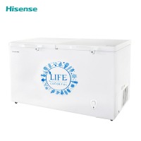 海信(Hisense)330升冰柜家用双箱双温区冷柜冷藏冷冻卧式冷柜节能省电大冷冻力BCD