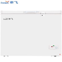 新飞（Frestec）323升 商用家用冰柜 冷冻冷藏转换冷柜 卧式单温冰箱 安全门锁 顶