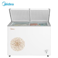 美的(Midea)220升冰柜冷藏冷冻小冰箱双温家用大容量冷柜BCD-220VM(E)