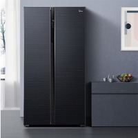 美的(Midea)630升双开门冰箱对开门一级双变频杀菌净味智能电冰箱BCD-630WKP