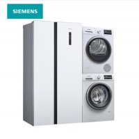 西门子(SIEMENS) 家庭版502升变频无霜冰箱+10kg变频洗衣机+9kg除菌干衣机