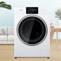 松下(Panasonic)全自动变频滚筒洗衣机 10公斤 光动银除菌 XQG100-NAE