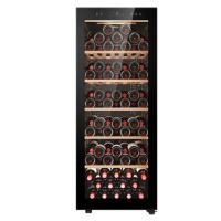 海尔（Haier）86瓶装控温保湿红酒柜 家用客厅立式葡萄酒储藏柜展示冰柜WS086A