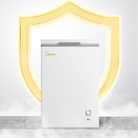 美的(Midea)100升 迷你家用小冷柜 一级能效 单温小冰箱BD/BC-100KMD(