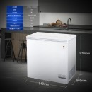 海尔（Haier） 200升-40℃细胞级冷冻 气悬浮减霜80% 电脑温控冷柜 冰蓝系列冰柜 BC/BD-200HEF