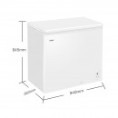 海尔（Haier）203升低霜家用冷柜冷藏冷冻转换冰柜 节能单温母婴母乳小冰箱 BC/BD-203HTD