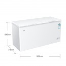 海尔（Haier） 518升商用卧式大冷冻冰柜 冷藏冷冻转换冷柜 BC/BD-518HD