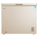 TCL 188升 冷藏冷冻转换冰柜 商用家用冷柜 卧式单温电冰箱 顶开门 节能省电（绚丽金）BC/BD-188HQD