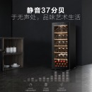海尔（Haier）86瓶装控温保湿红酒柜 家用客厅立式葡萄酒储藏柜展示冰柜WS086A