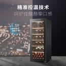 海尔（Haier）86瓶装控温保湿红酒柜 家用客厅立式葡萄酒储藏柜展示冰柜WS086A