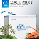 新飞（Frestec）288升商用卧式冰柜 左冷冻右冷藏 卧式冰箱 顶开门双温双箱冷柜BCD-288AHST8A