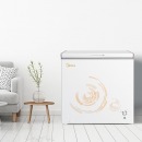 美的(Midea)203升家用冰柜 冷藏冷冻转换冷柜 节能省电卧式冰箱BD/BC-203KMA(E)