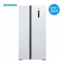 西门子(SIEMENS) 502升 变频风冷无霜冰箱双开门对开门冰箱 超薄 简约设计（白色） BCD-502W(KA50NE20TI)