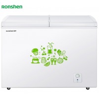 容声(Ronshen) 223升 冰柜家用商用 冷藏冷冻双温双箱冷柜 蝶形门 节能大容量卧